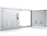 42" Vented Double Door Flush Mount BBQ GRILL SunStone Barbecue Grills   