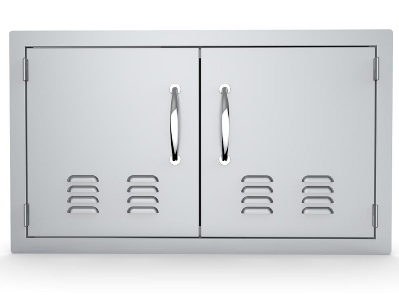 36" Vented Double Door Flush Mount BBQ GRILL SunStone Barbecue Grills   