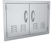 30" Vented Double Door Flush Mount BBQ GRILL SunStone Barbecue Grills   