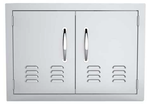 30" Vented Double Door Flush Mount BBQ GRILL SunStone Barbecue Grills   