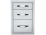 14" Triple Access Drawer BBQ GRILL SunStone Barbecue Grills   