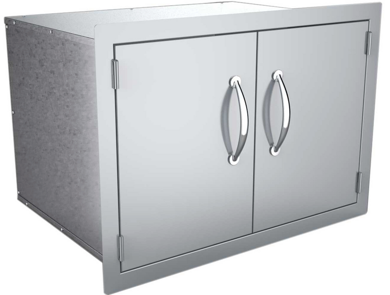 30" Flush Mount Double Door Dry Storage Pantry BBQ GRILL SunStone Barbecue Grills   