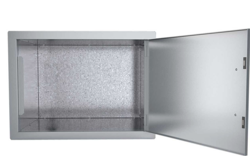 17" x 24" Flush Mount Horizontal Dry Storage Pantry Cabinet BBQ GRILL SunStone Barbecue Grills   