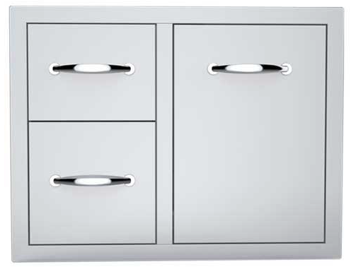 30" Tank Tray Double Drawer Combo BBQ GRILL SunStone Barbecue Grills   