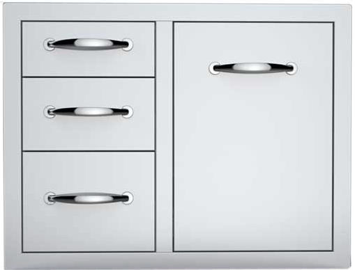 30" Tank Tray Triple Drawer Combo BBQ GRILL SunStone Barbecue Grills   