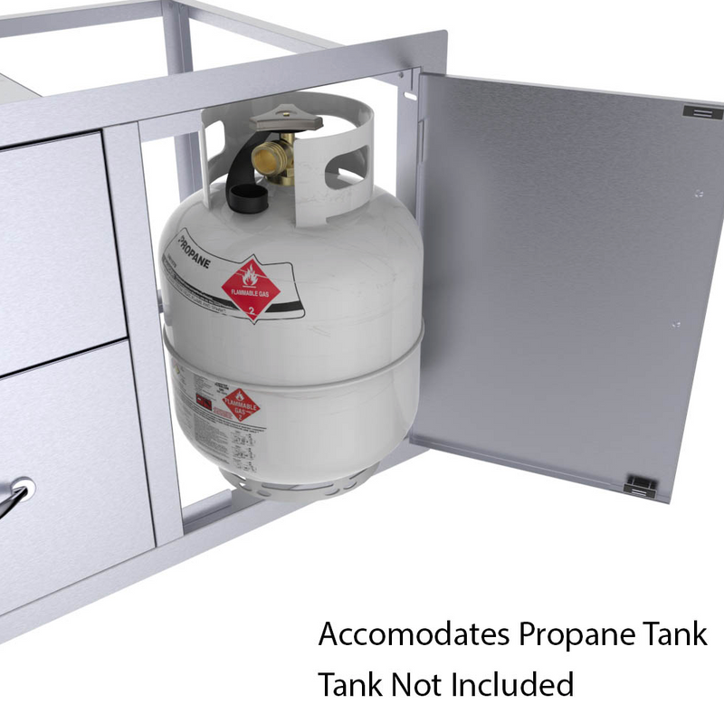 Classic Series 42" Double Drawer Door Combo BBQ GRILL SunStone Barbecue Grills   