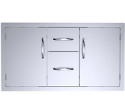 Classic Series 42" Double Drawer Door Combo BBQ GRILL SunStone Barbecue Grills   