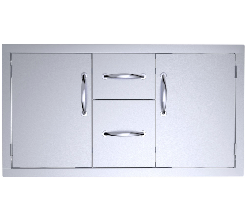 Classic Series 42" Double Drawer Door Combo BBQ GRILL SunStone Barbecue Grills   