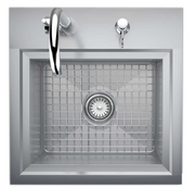 Premium Drop In Sink W/ Hot and Cold water Faucet & Cutting Board BBQ GRILL SunStone Barbecue Grills   