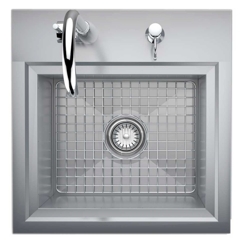 Premium Drop In Sink W/ Hot and Cold water Faucet & Cutting Board BBQ GRILL SunStone Barbecue Grills   
