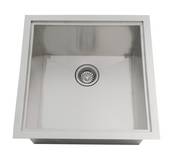 Over/Under 20" x 12" Height Single Basin Sink w/Cover BBQ GRILL SunStone Barbecue Grills   