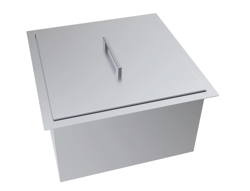 Over/Under 20" x 12" Height Single Basin Sink w/Cover BBQ GRILL SunStone Barbecue Grills   