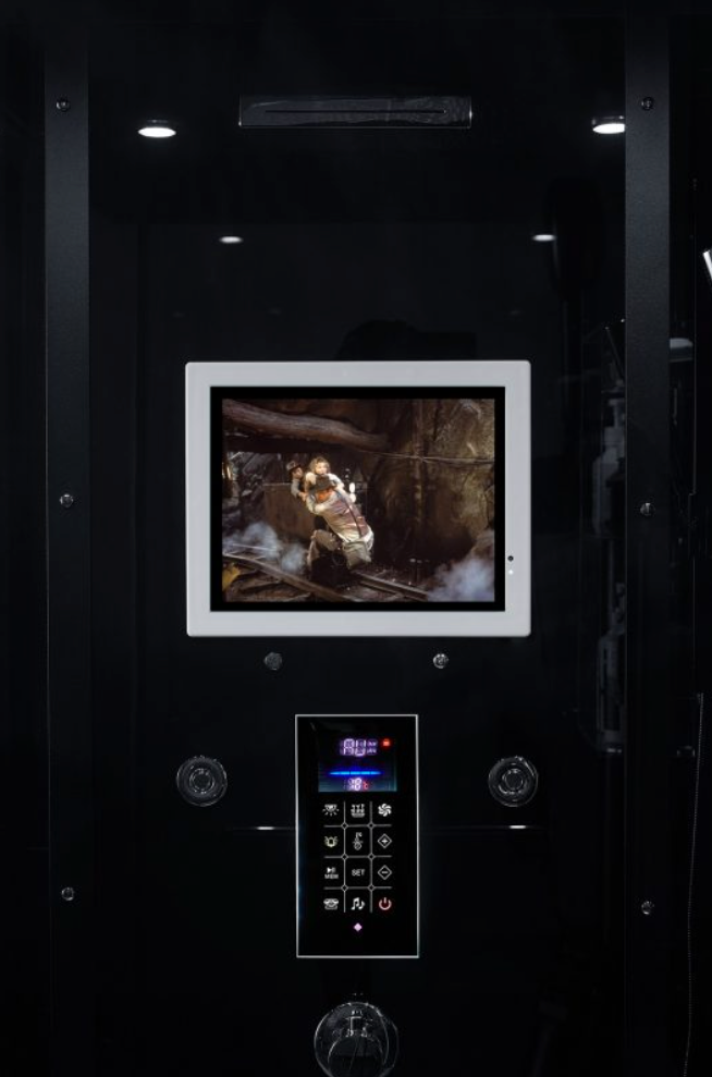 Platinum Lucca Steam Shower - Black Spas Maya Bath LLC   