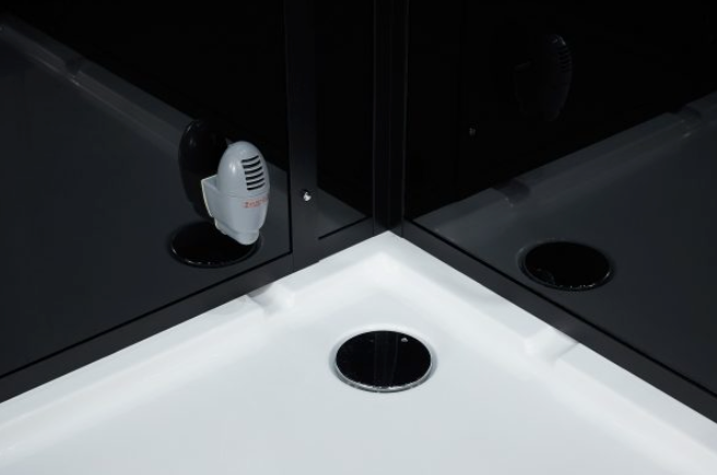 Platinum Lucca Steam Shower - Black Spas Maya Bath LLC   