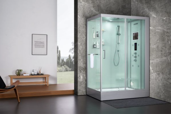 Platinum Anzio Steam Shower - White Spas Maya Bath LLC   