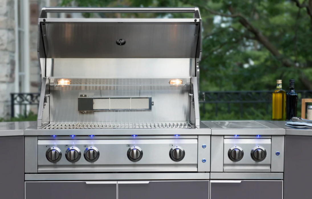 Outdoor Kitchen Aluminum 4 Piece Cabinet Set + Countertop outdoor funiture New Age   