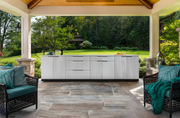 Outdoor Kitchen Stainless Steel 6 Piece Cabinet Set outdoor funiture New Age   