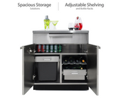 Outdoor Kitchen Stainless Steel 6 Piece Cabinet Set outdoor funiture New Age   