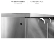 Outdoor Kitchen Stainless Steel 3 Piece Cabinet Set outdoor funiture New Age   