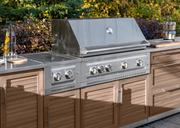 Outdoor Kitchen Stainless Steel Platinum Dual Side Burner BBQ GRILL New Age   