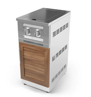 Outdoor Kitchen Stainless Steel Platinum Dual Side Burner BBQ GRILL New Age Outdoor Kitchen Stainless Steel Platinum Dual Side Burner Grove Doors - NG  