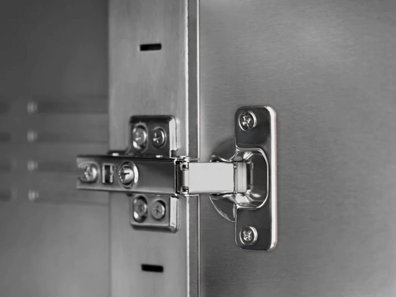 Outdoor Kitchen Stainless Steel 3 Piece Cabinet Set + 33'' Grill outdoor funiture New Age   