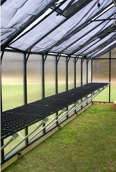 Riverstone Monticello Mojave 8 ft x 20 ft Greenhouse Black MONT-20-BK-MOJAVE Greenhouses RiverStone   