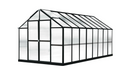 Riverstone Monticello Growers Edition 8 ft x 20 ft Greenhouse Black MONT-20-BK-GROWERS Greenhouses RiverStone   