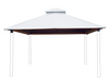Riverstone Industries 14 ft. sq. ACACIA Gazebo Roof Framing and Mounting Kit With Natural White OutDURA Canopy Canopy & Gazebo Tops RiverStone   