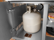 Platinum Grill & Dual Side Burner 33'' Free Stand BBQ GRILL New Age   