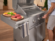 Platinum Grill & Dual Side Burner 40'' Free Stand BBQ GRILL New Age   