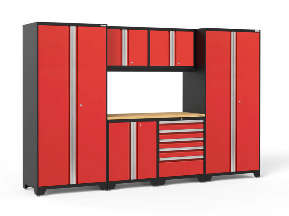 Pro Series 7 Piece Cabinet Set outdoor funiture New Age Pro Series 7 Piece Cabinet Set - Red Bamboo 