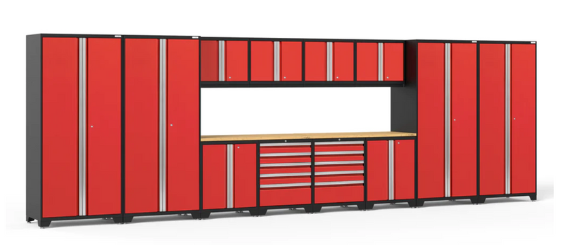Pro Series 14 Piece Cabinet Set outdoor funiture New Age Pro Series 14 Piece Cabinet Set - Red Bamboo 