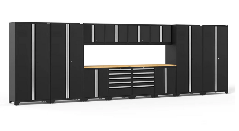 Pro Series 14 Piece Cabinet Set outdoor funiture New Age Pro Series 14 Piece Cabinet Set - Black Bamboo 