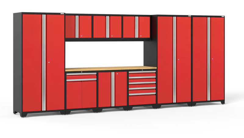 Pro Series 10 Piece Cabinet Set outdoor funiture New Age Pro Series 10 Piece Cabinet Set - Red Bamboo 