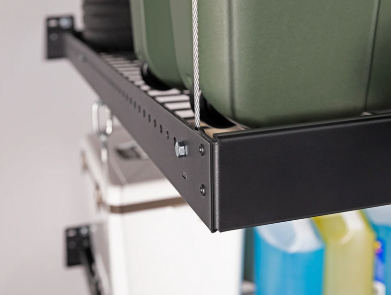 Pro Series 4 ft. x 8 ft. Wall Mounted Steel Shelf outdoor funiture New Age   