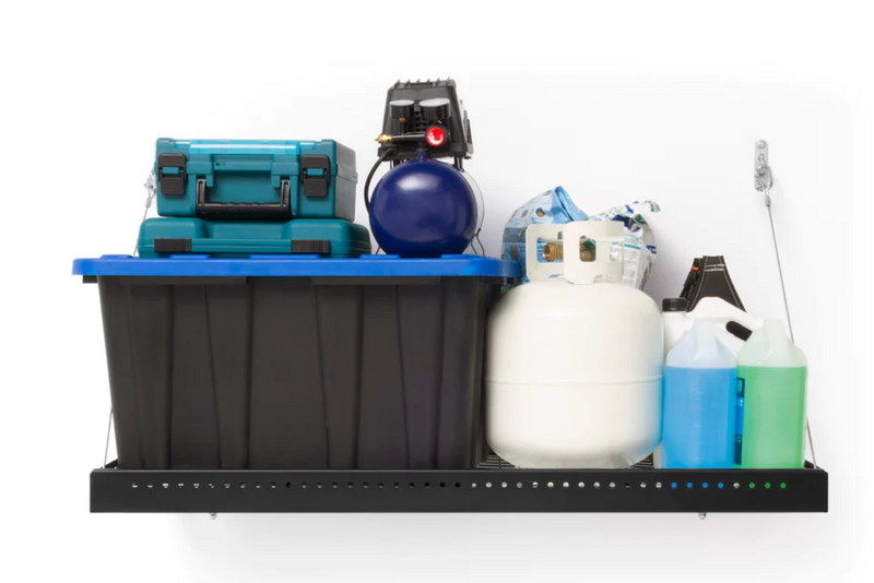 Pro Series 2 ft. x 4 ft. Wall Mounted Steel Shelf outdoor funiture New Age   