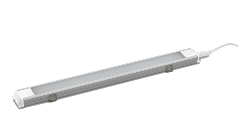 LED Light 2700K with Connector Cable Garage Products New Age Linkable LED Shop Lights - White  