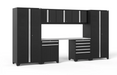 Pro Series 8 Piece Cabinet Set outdoor funiture New Age Pro Series 8 Piece Cabinet Set - Black Stainless Steel 
