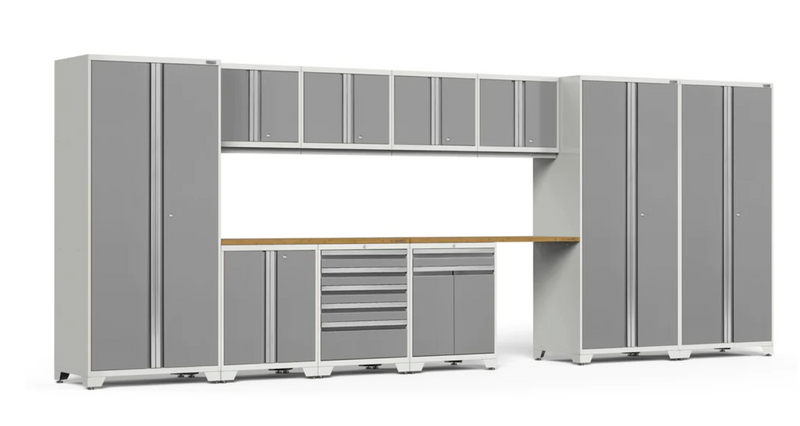 Pro Series 12 Piece Cabinet Set outdoor funiture New Age Pro Series 12 Piece Cabinet Set - Platinum Bamboo 