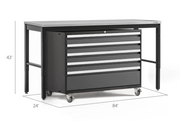 Pro Series 2 Piece Cabinet Workbench Set outdoor funiture New Age   