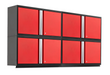 Pro Series 4 Piece Cabinet Set outdoor funiture New Age Pro Series 4 Piece Cabinet Set - Red  