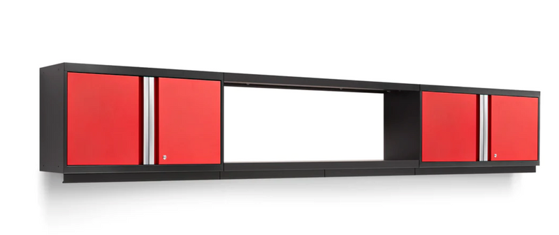 Pro Series 3 Piece Wall Cabinet Set outdoor funiture New Age Pro Series 3 Piece Cabinet Set - Red  