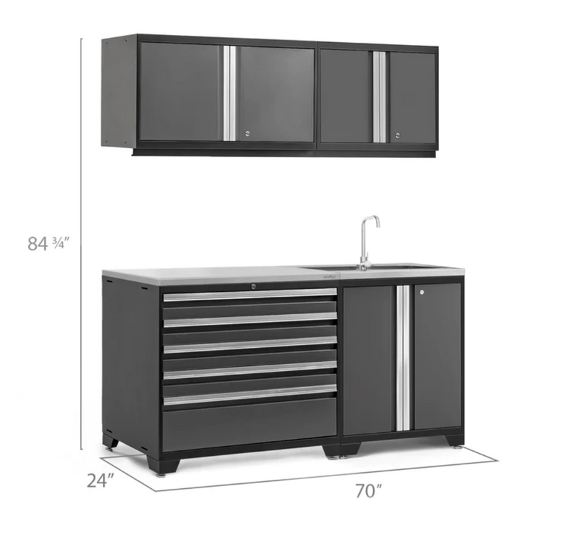 Pro Series 5 Piece Cabinet Set outdoor funiture New Age   