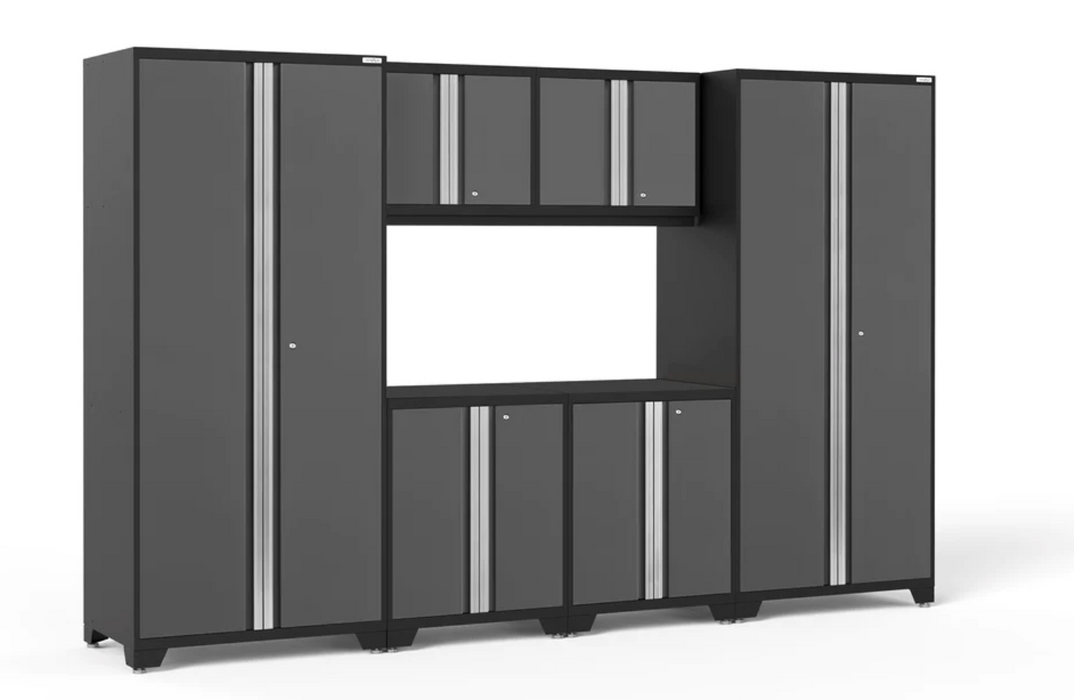 Pro Series 6 Piece Cabinet Set outdoor funiture New Age Pro Series 9 Piece Cabinet Set - Grey  