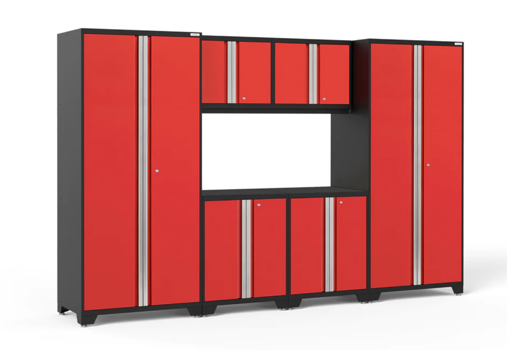 Pro Series 6 Piece Cabinet Set outdoor funiture New Age Pro Series 9 Piece Cabinet Set - Red  