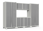 Pro Series 6 Piece Cabinet Set outdoor funiture New Age Pro Series 9 Piece Cabinet Set - Platinum  