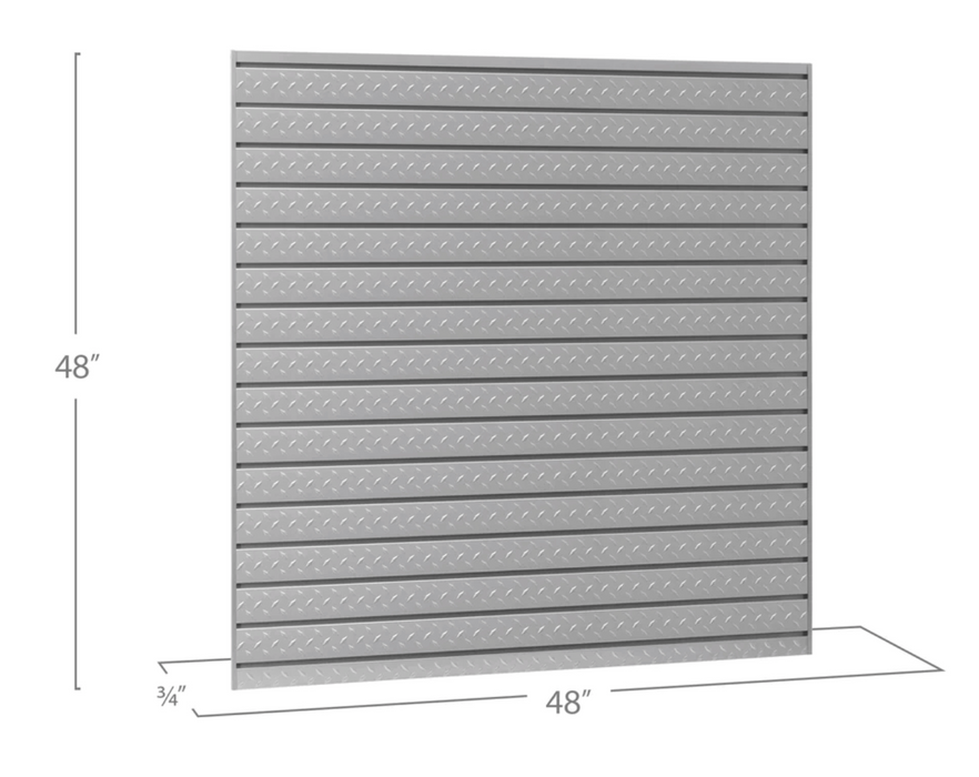 Pro Series 16 sq. ft. Steel Slatwall with 40-Piece Accessory Kit outdoor funiture New Age   