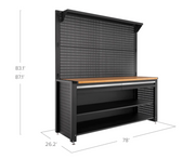 Pro Series 78 in. Workstation with 30 PC Accessory Kit outdoor funiture New Age   