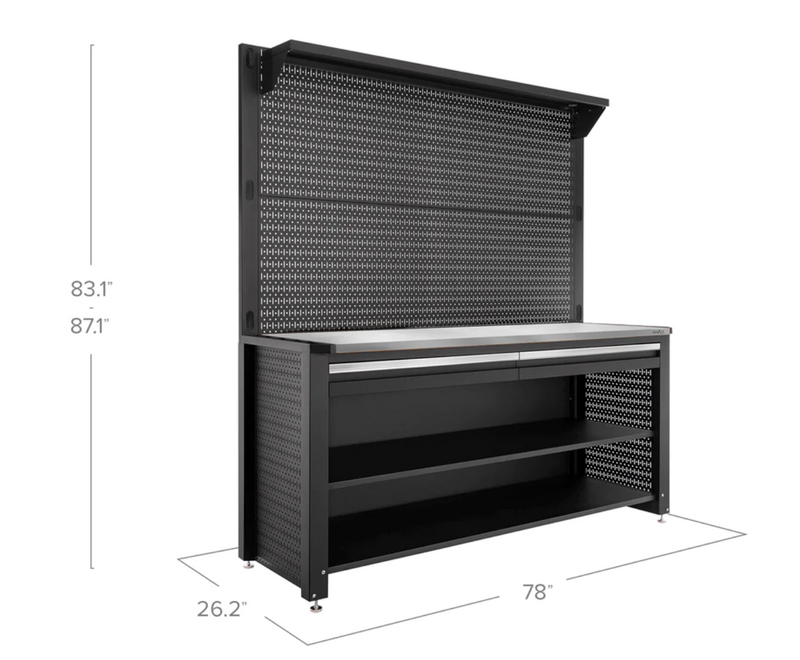 Pro Series 78 in. Workstation with 30 PC Accessory Kit outdoor funiture New Age   